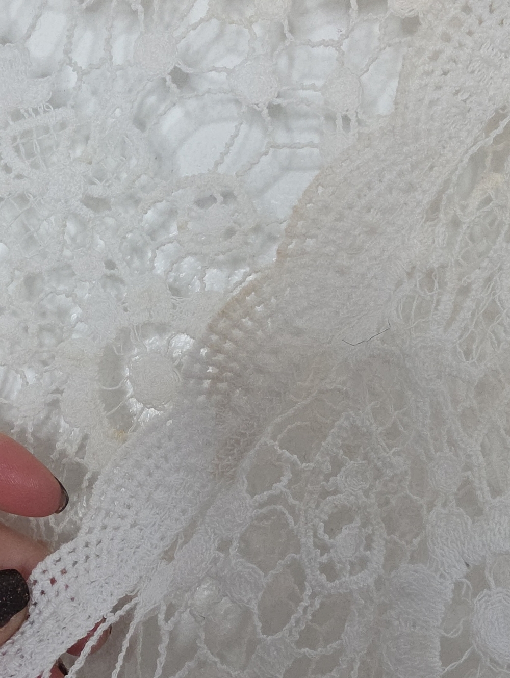 Rabbit Rabbit Rqbbit Crochet Lace Short Cardigan Bolero - Picture 3 of 7